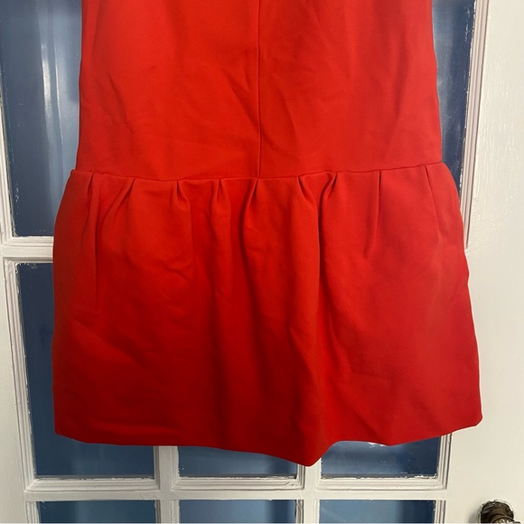 Diane von Furstenberg Maeryn Drop Waist Dress Burnt Orange - Picture 5 of 11